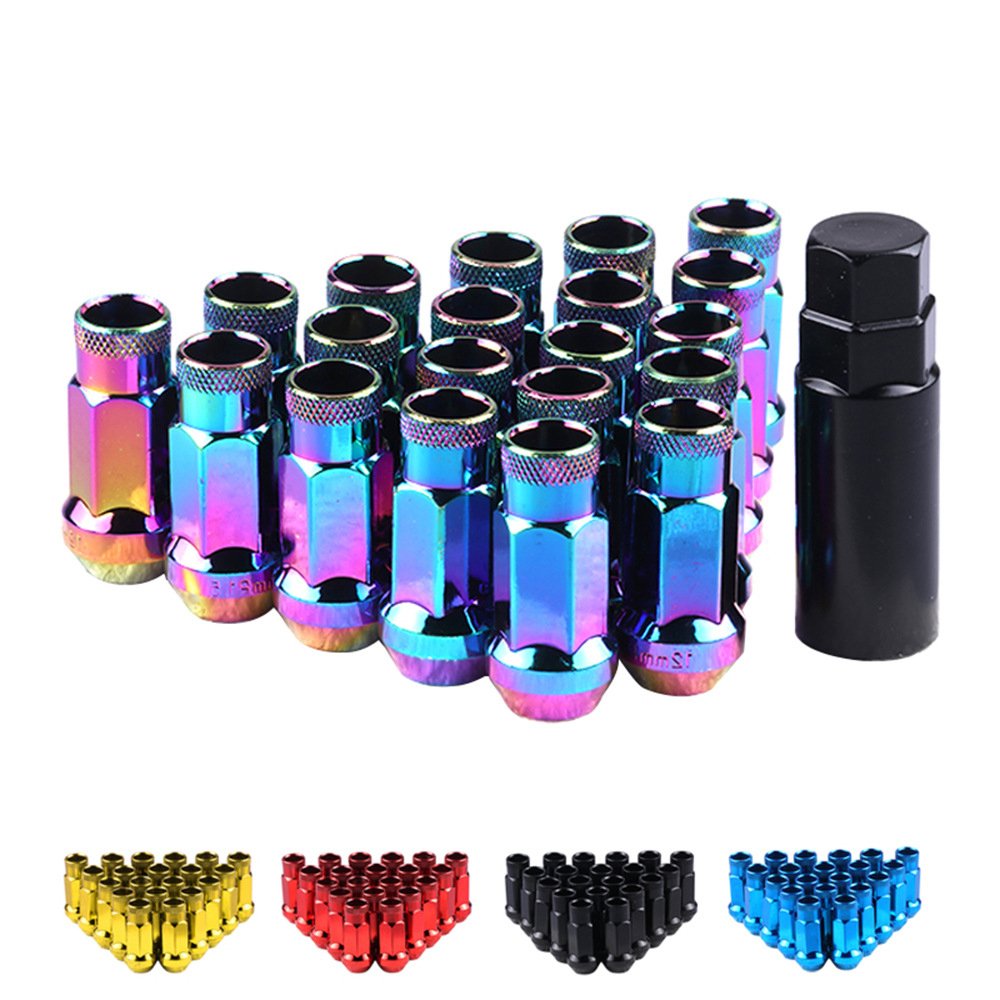 Car Tuning Wheel Screw Bullet Personalized Wheel Nuts Pointed Cap Nuts Wheel Screws