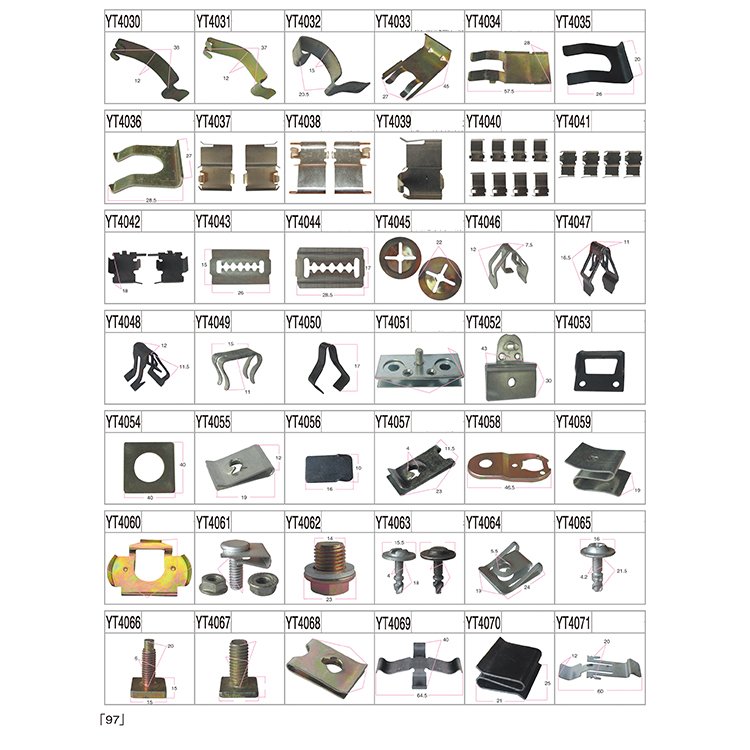 Factory Direct Auto fastener plastic clips Car Body Fender Clips Metal Screw Auto Fastener Auto Body Clip