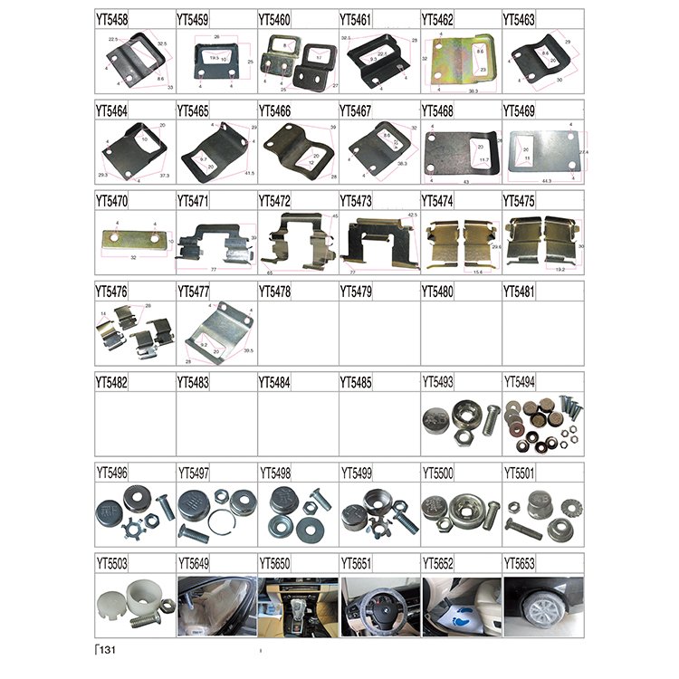 Factory Direct Auto fastener plastic clips Car Body Fender Clips Metal Screw Auto Fastener Auto Body Clip