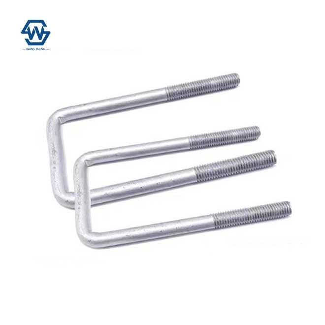 Hot galvanizing/Dacromet U Bolt Electric power fittings Auto Part Trailer Pipe Clamp High Strength Square U Bolt
