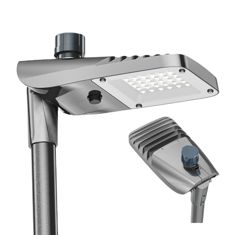 Tool less fastener designHigh and low temperature resistant SELENE Series LED Street Lights