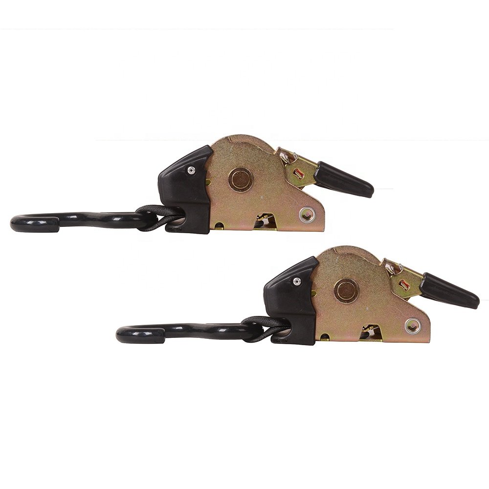 Motorcycle tie down iron 50mm width*3m length auto retractable tie down strap