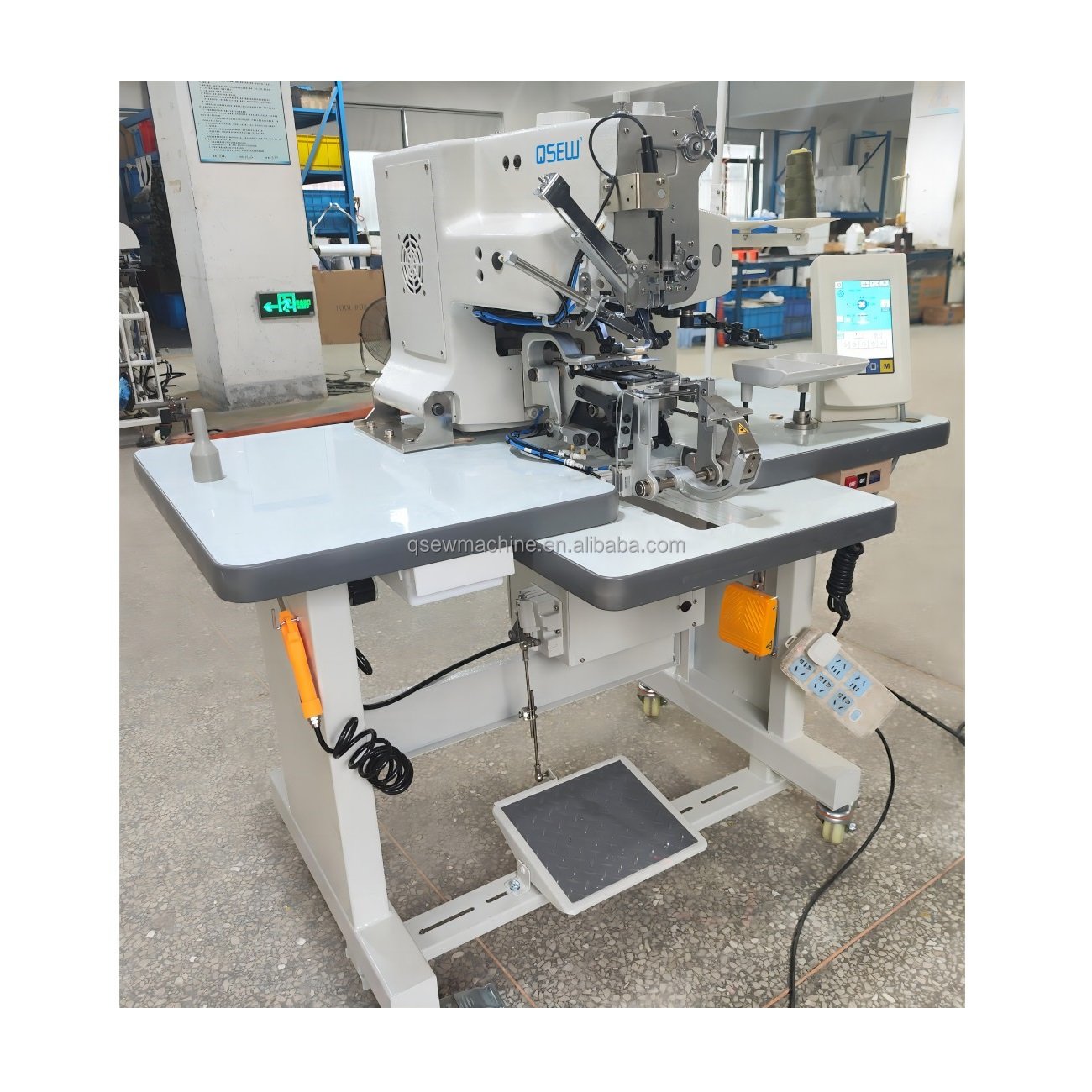 QS-289 button attaching machine auto feed stand blind button mushroom buckle fastener machine industrial sewing machine
