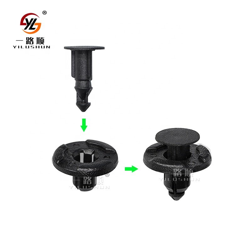 B19 500Pcs/Bag push clips for cars plastic fixing clip trim clip 01553-05323