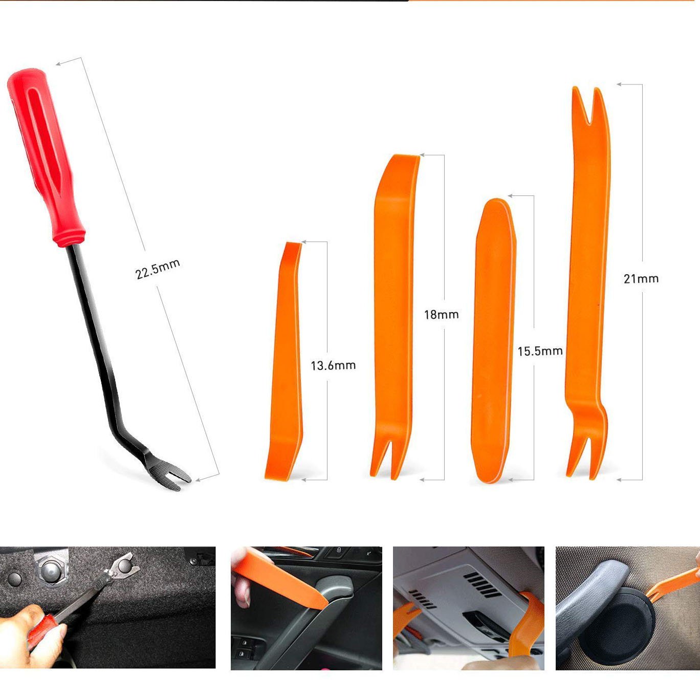 680Pcs Car Push Retainer Clips & Auto Fasteners Assortment Car Plastic Clips Rivet Bumper Kit Body Clips