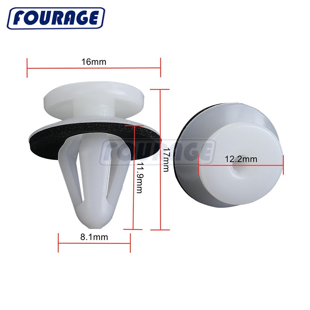 Auto Car Plastic Fastener Side Garnish Molding Clip for Mitsubishi (OEM: M696120)