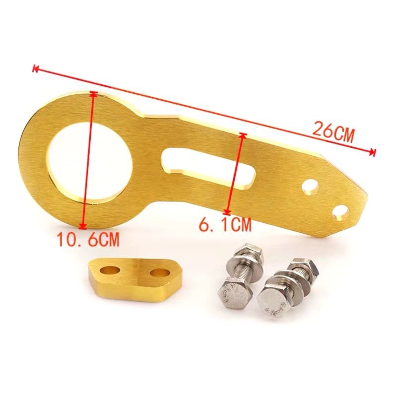 Trailer Rear Tow Hook V General Motors towing hook racing aluminum alloy fastener auto parts