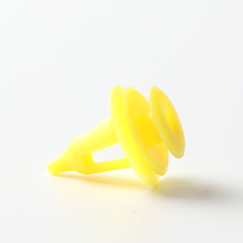 car door panel clips hole 9mm plastic yellow rivets fastener push clip for toyota