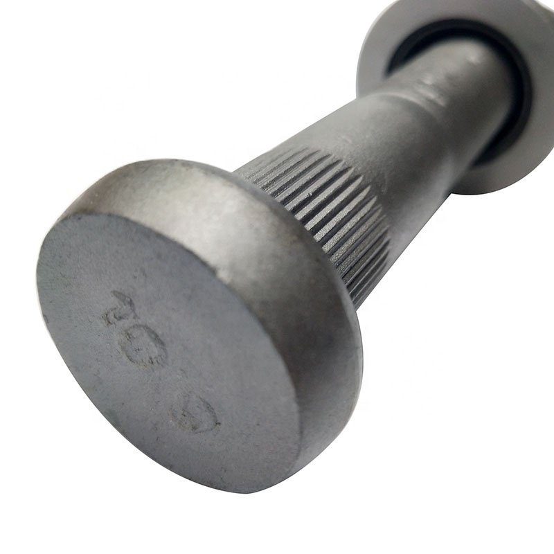JQ Auto Fastener Truck and Trailer Grey Galvanized Hub bolts Wheel bolts for European Applications