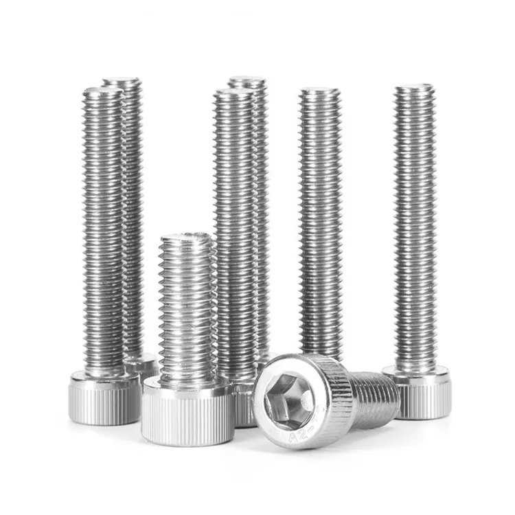 Custom Wholesale Professional Threaded Thumb Screws Precision Fasteners Hex Cap Screws Din912 Cap Head Screws