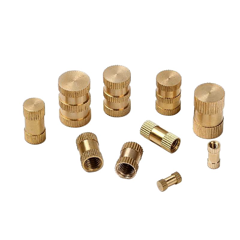 Electtronic Brass Parts Brass Nuts Inserts Pins Brass Precision Cnc Turning Auto Lathe Machining Accessories