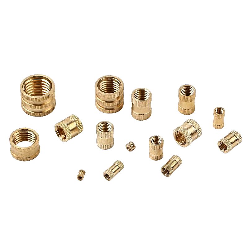 Electtronic Brass Parts Brass Nuts Inserts Pins Brass Precision Cnc Turning Auto Lathe Machining Accessories