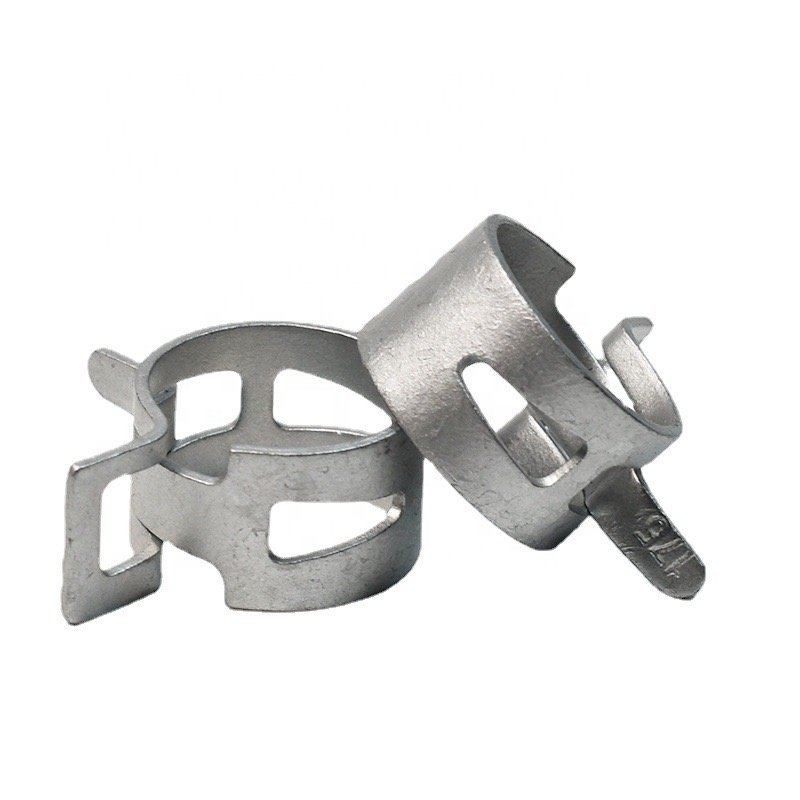High Quality 4-22mm Fuel Line Auto Fastener Zinc Steel Hose Clamp Custom Pipe Clamp