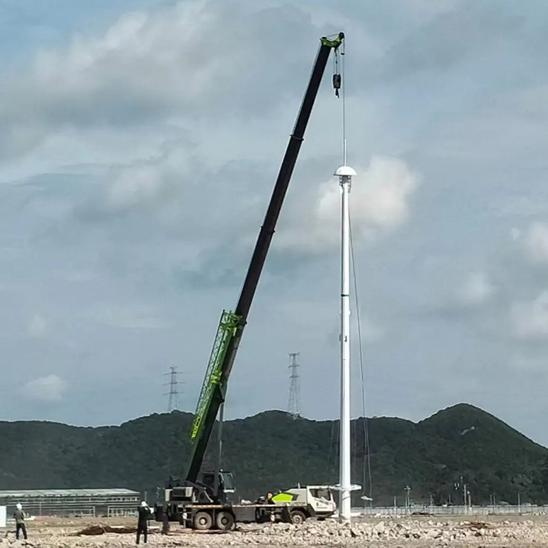 YINGBIN high quality Durable and Corrosion-Resistant High Mast Lighting Poles for Ports