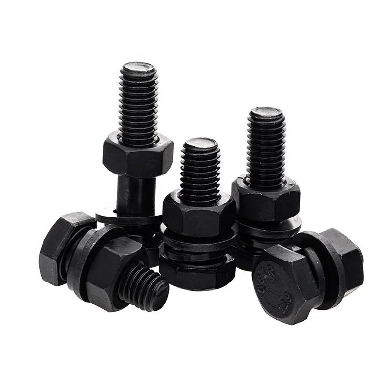 Carbon Steel DIN931/DIN933 Grade 12.9 Customized Hexagonal Hex Bolts and Nuts car Fastener