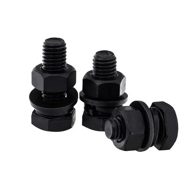Carbon Steel DIN931/DIN933 Grade 12.9 Customized Hexagonal Hex Bolts and Nuts car Fastener