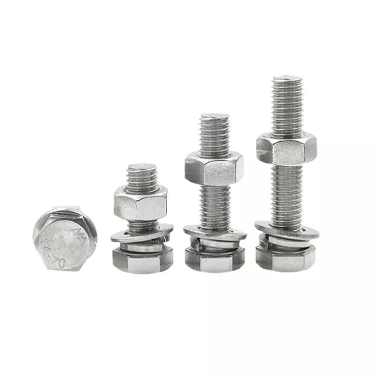Carbon Steel DIN931/DIN933 Grade 12.9 Customized Hexagonal Hex Bolts and Nuts car Fastener