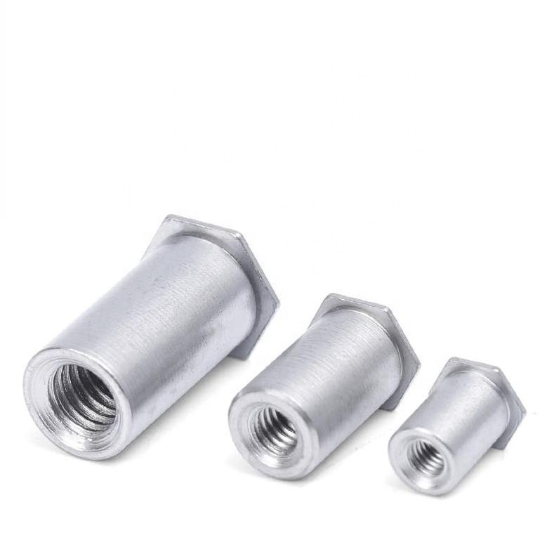 BSO4 440/632/832/032/6440/8632 Hardened 416 Stainless Steel Hex Through Hole Iron Rivets Screwlock SELF CLINCHING STANDOFFS