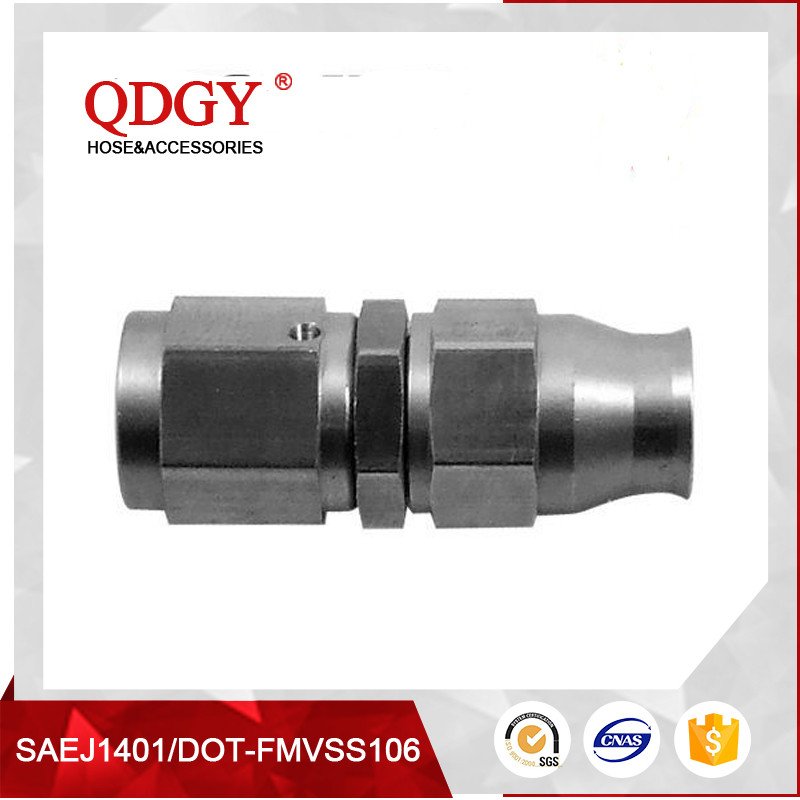 AN -3 ( AN3 3AN ) Hose to M10x1.0 Female 90 Degree Stainless Steel Hose Fitting