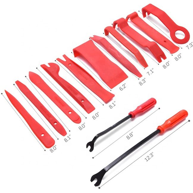 88 Pcs Car Radio Pry Kit Nylon Laptop Tool Cases Trim Other Vehicle Tools Molding Removal Tool Set With Fastener