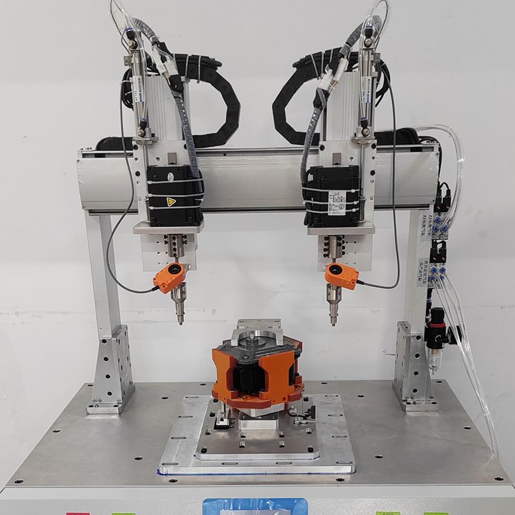 2024 New Arrival Top 10 hot sale factory direct Floor type automatic screw locking machine with auto screw feeder