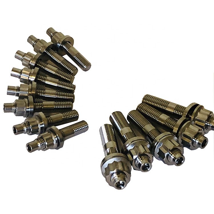 Customization Gr5 M8 Titanium Stud Kit Bolt Automotive Fasteners Exhaust Manifold Stud Kit for Automobile