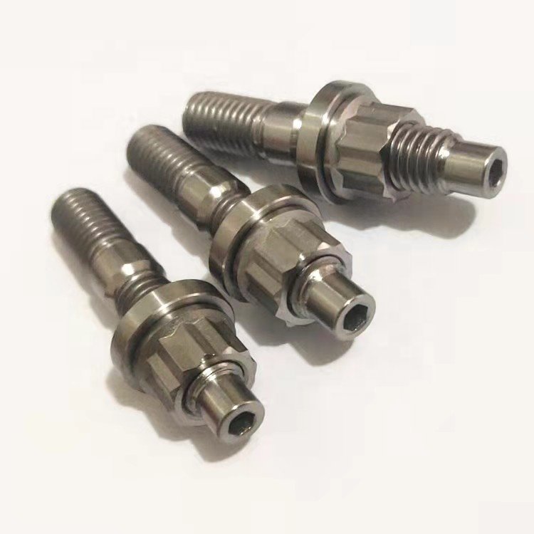 Customization Gr5 M8 Titanium Stud Kit Bolt Automotive Fasteners Exhaust Manifold Stud Kit for Automobile