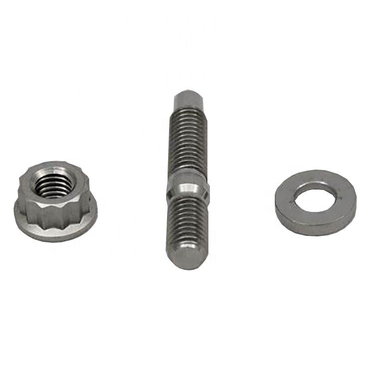 Customization Gr5 M8 Titanium Stud Kit Bolt Automotive Fasteners Exhaust Manifold Stud Kit for Automobile