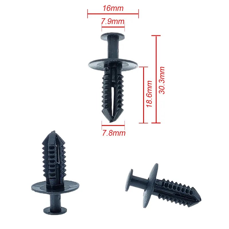 Fender Liner Plastic Push Type Retainer Rivet Trim Panel Fastener Clip for Mercedes Benz 1249900492 A1249900492