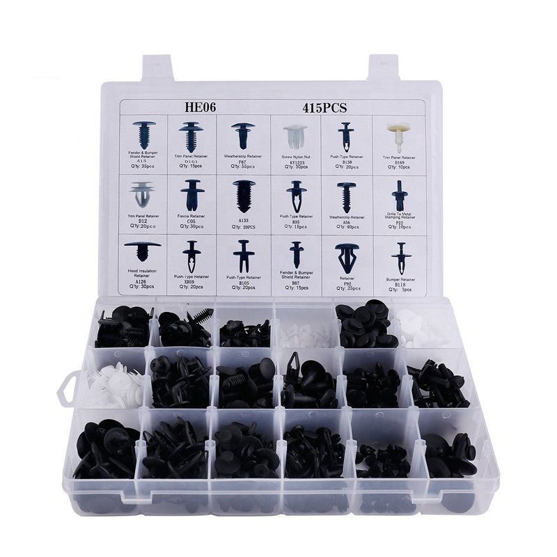 1605396Plastic Bumper Clips and fasteners customized shape Wide range for automotive
