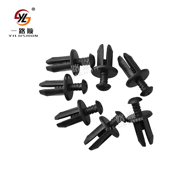 B150 500Pcs/Bag Car Mat Clip Fasteners Plastic Spring Clip Screw