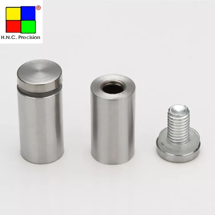 Custom Internally Threaded Fastener Manufacturing Turned Parts CNC Machining wall standoffs for Advertisement