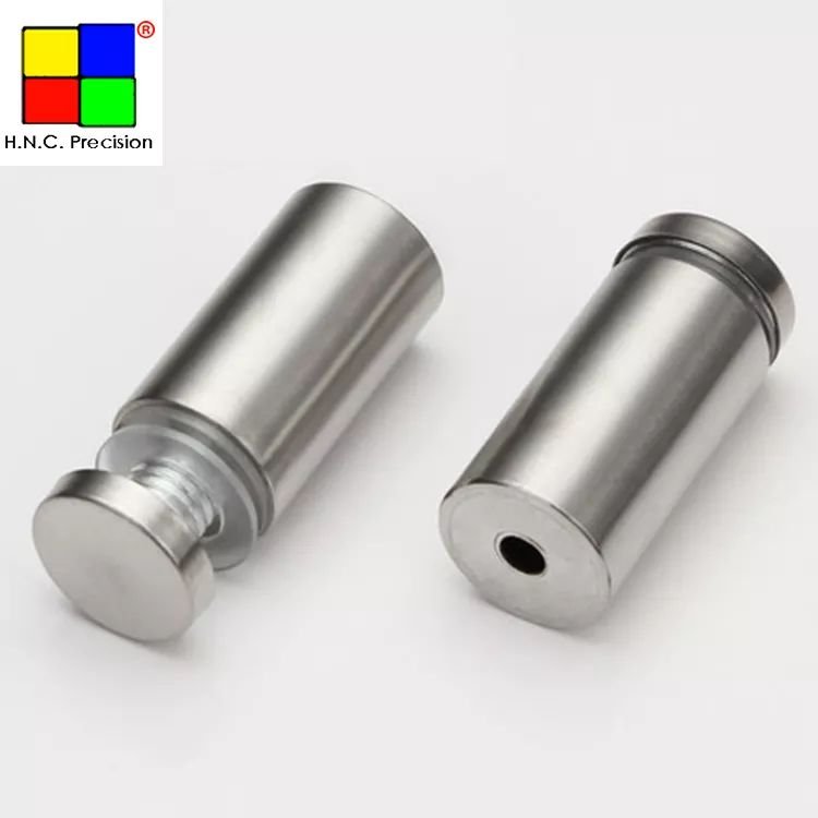 Custom Internally Threaded Fastener Manufacturing Turned Parts CNC Machining wall standoffs for Advertisement
