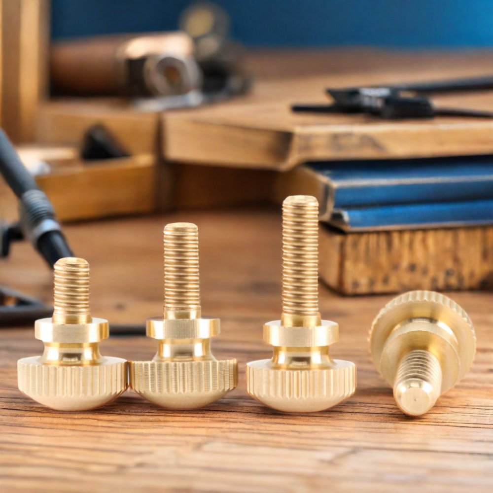 Copper M2 M4 M5 M6 M8 Knurled Thumb Screws High head Adjustable Knurled Thumb Screw DIN 464