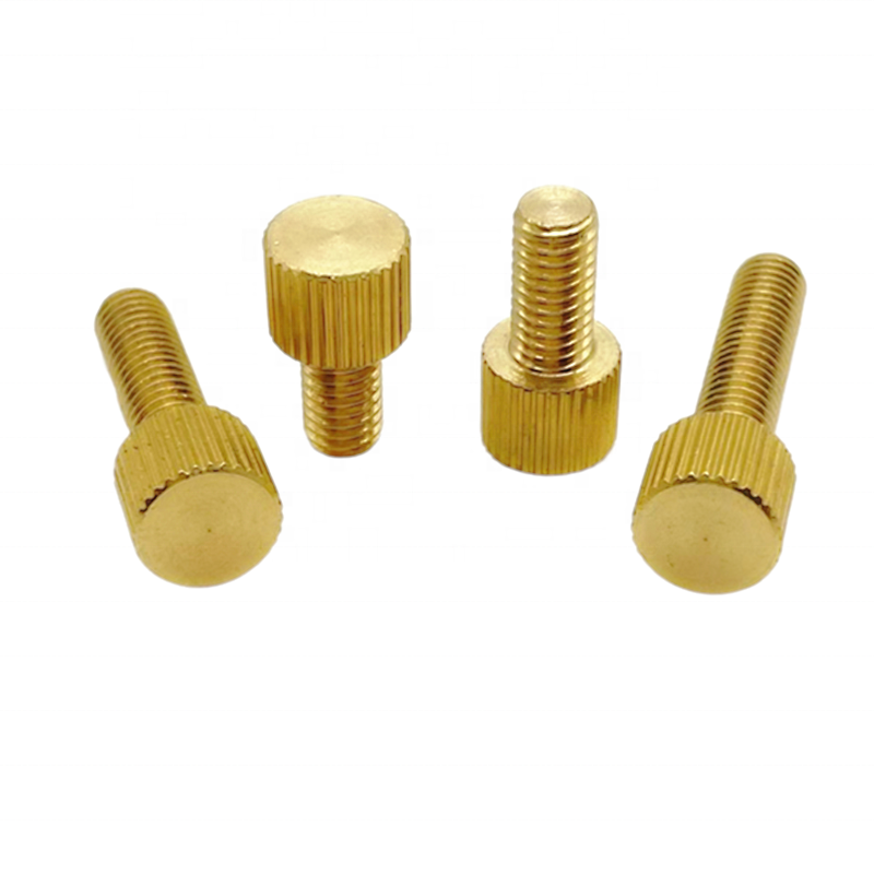 Copper M2 M4 M5 M6 M8 Knurled Thumb Screws High head Adjustable Knurled Thumb Screw DIN 464