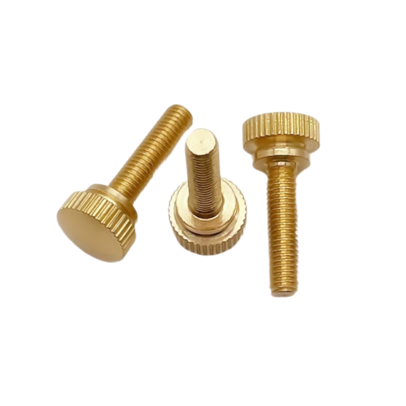 Copper M2 M4 M5 M6 M8 Knurled Thumb Screws High head Adjustable Knurled Thumb Screw DIN 464