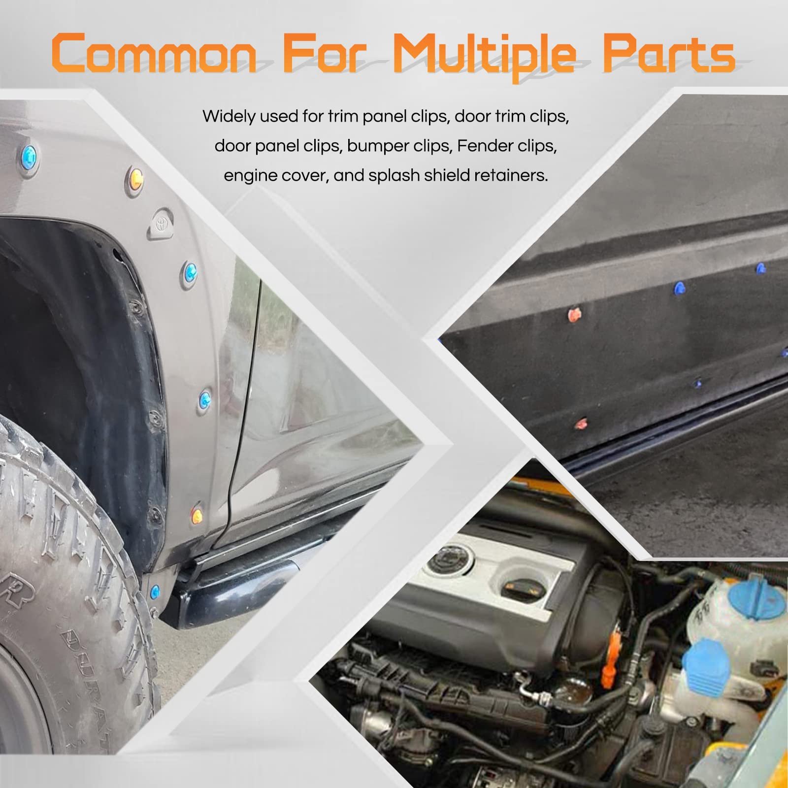 Hot Sale Universal Auto 421PCS Automotive Body Retainer Car Clips Kits with Fastener Remover