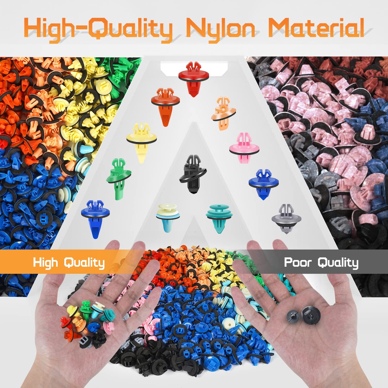 Hot Sale Universal Auto 421PCS Automotive Body Retainer Car Clips Kits with Fastener Remover