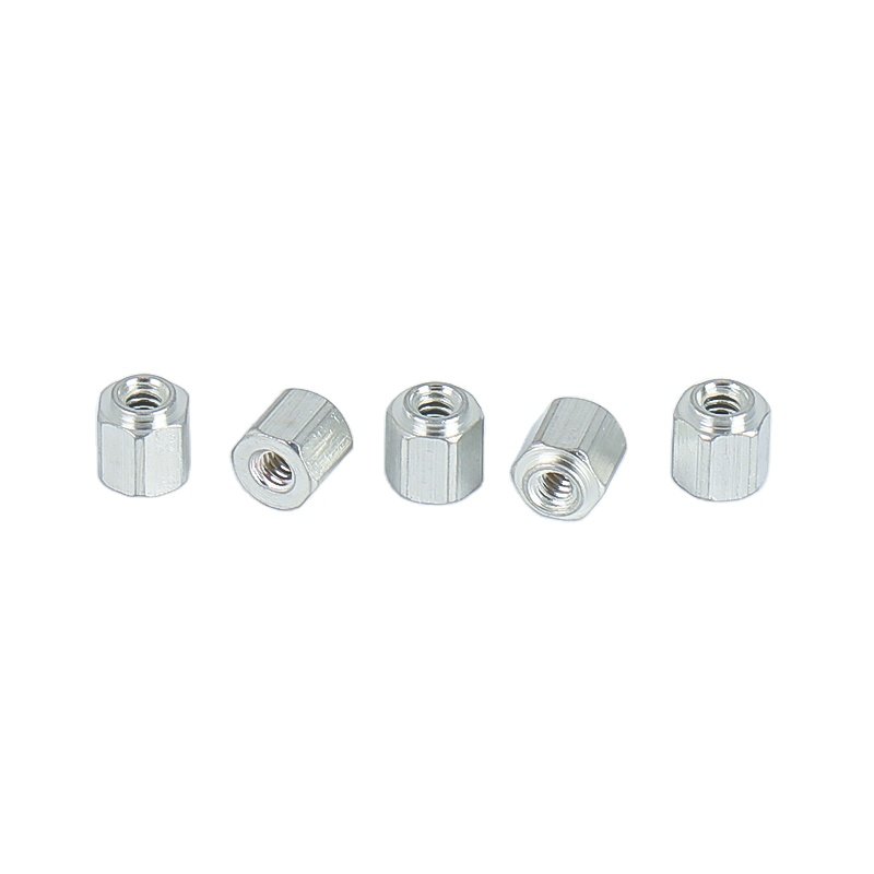 SMT Mini Hex Nut M1.6 Spacer Brass Copper Steel Tin Plated Soldering PCB Threaded Standoff Surface Mount Fastener