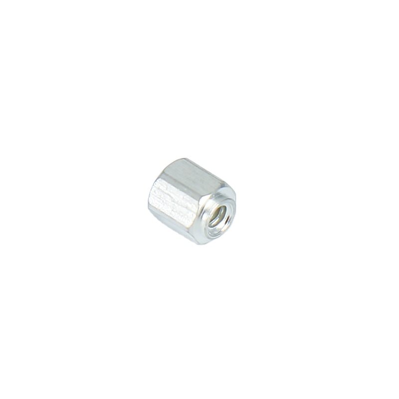 SMT Mini Hex Nut M1.6 Spacer Brass Copper Steel Tin Plated Soldering PCB Threaded Standoff Surface Mount Fastener