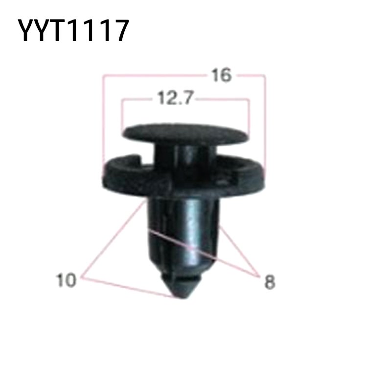 China Factory Car Fasteners Wholesale Auto Bumper Trim Plastic Rivet Door Panel Car Fastener Clip