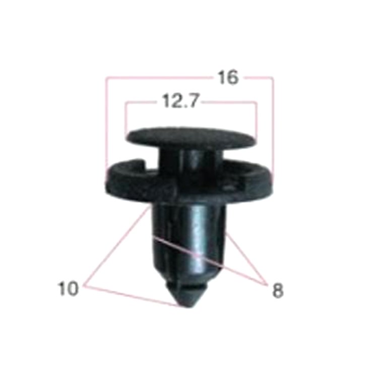 China Factory Car Fasteners Wholesale Auto Bumper Trim Plastic Rivet Door Panel Car Fastener Clip