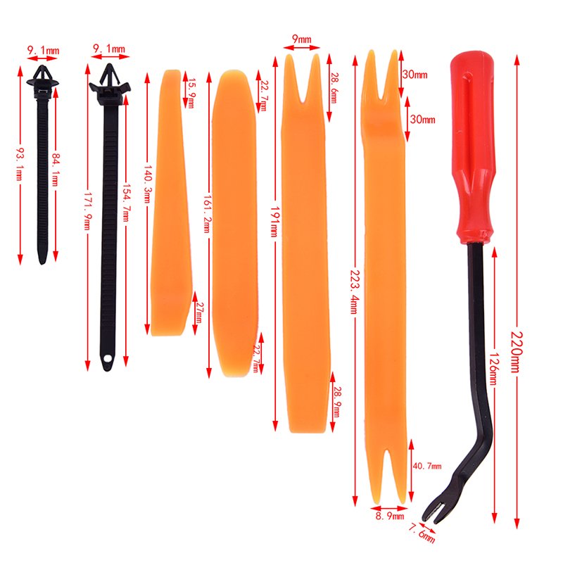 723Pcs Car Push Retainer Clips & Auto Fasteners Assortment Most Popular Sizes Nylon Bumper Fender Rivets Bumper Kit