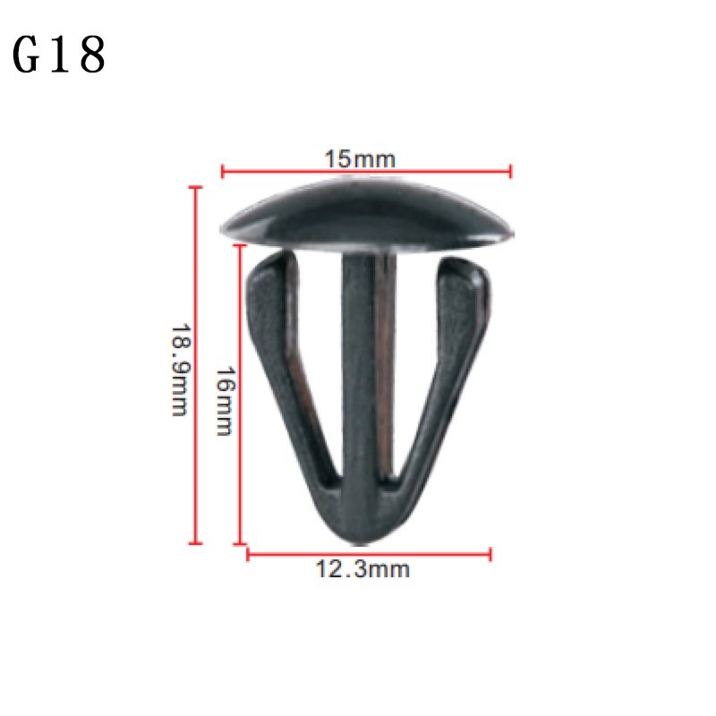 G18 Auto Car Body Sealing Strip Nail Limit Buckle Plastic Nylon Carpet Clip
