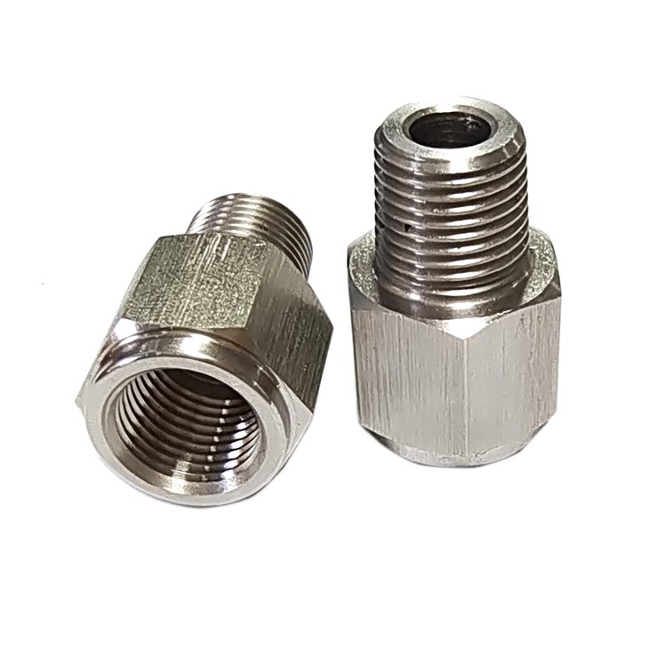 Refitted Car Accessories Connector Car Quick Connector Auto Fuel Line Stainless Steel M10x1.5 to 1/8npt Car Fast Connector