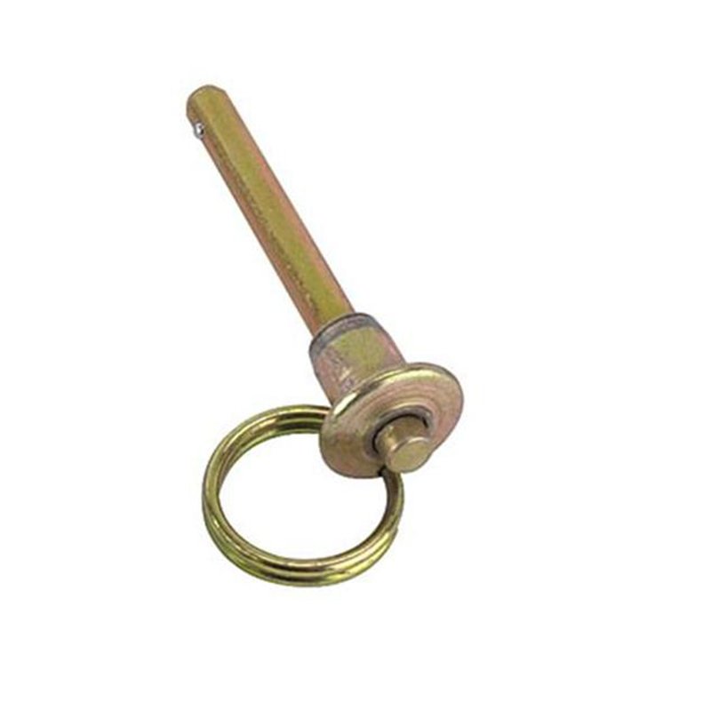 Factory Metric Inch High Strength SUS304 SUS316 Push Button Handle Quick Release Ball Locking Pins With Safety Rope