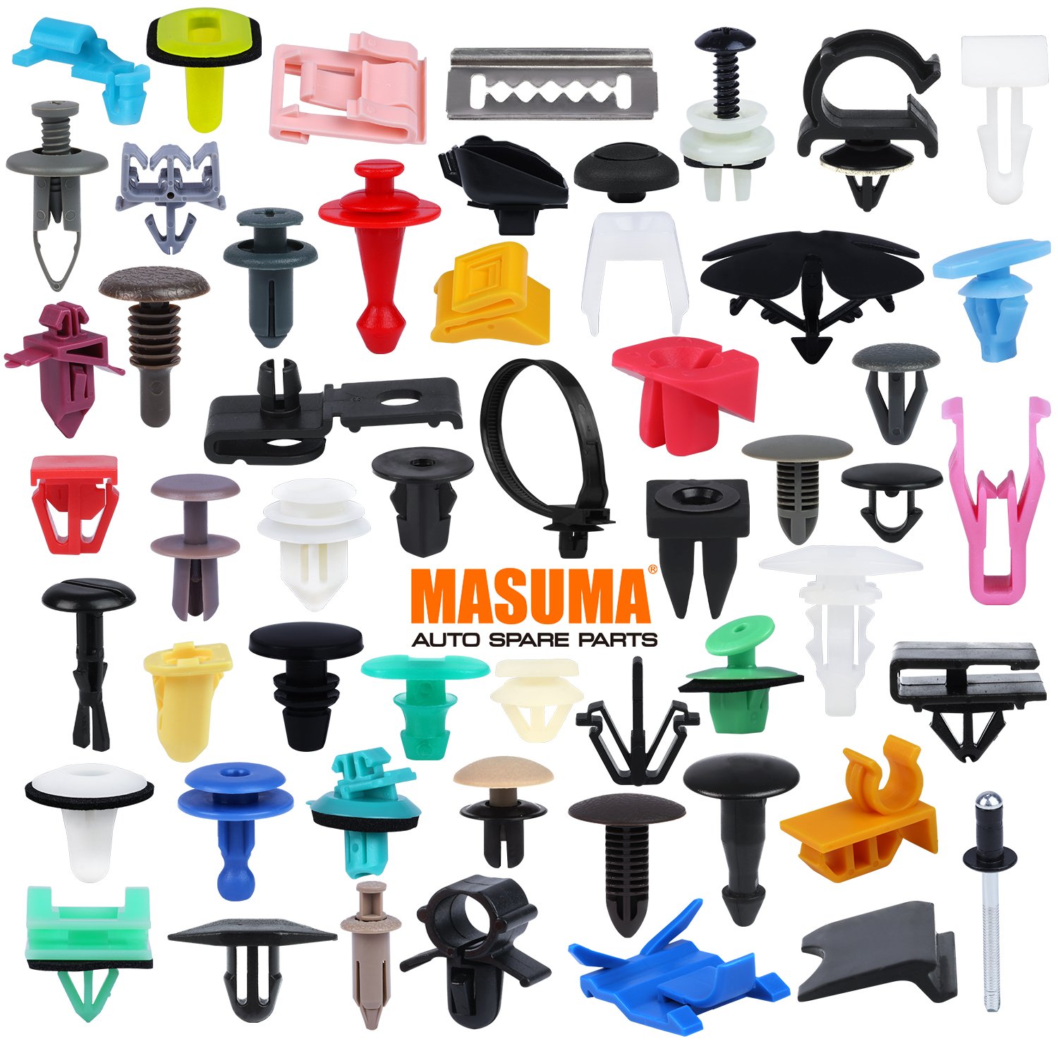 KJ-826 Japan MASUMA 01553-09321 Automotive Clips for Mitsubishi Nissan Infiniti Car Auto Fastener Bumper Clip