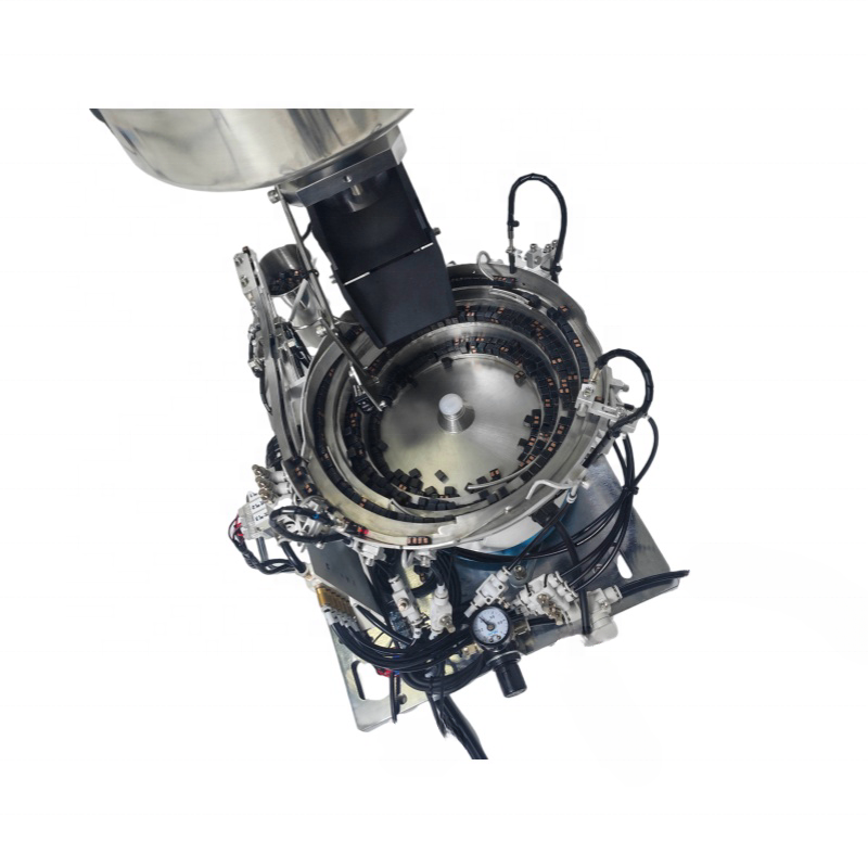 1006 Automatic Feed Sorting Screw Sorter Screw Nut Copper Cap Vibrating Bowl Feeder Mechanical Induction Bowl Feeder
