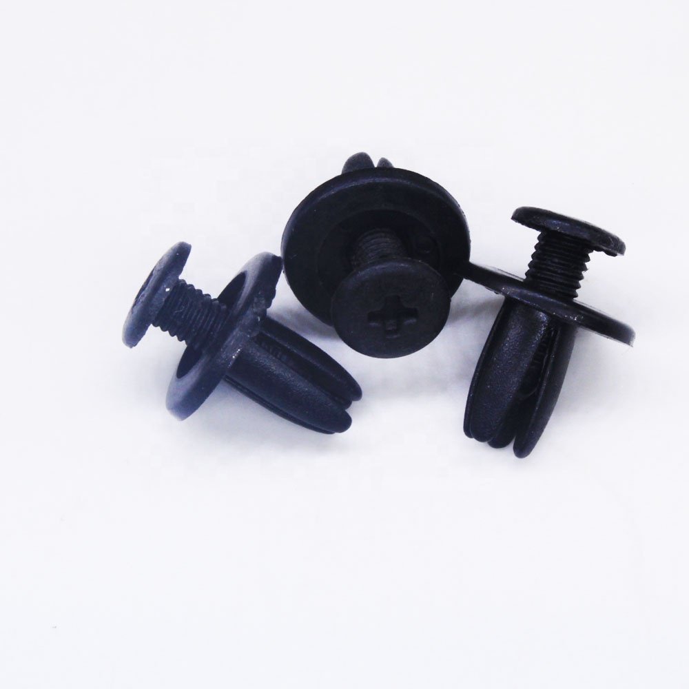 Plastic Nylon Auto Bumper Push Fender Flare Fastener Rivet Clip Buckle Motorcycle Bus Car Expansion Screw