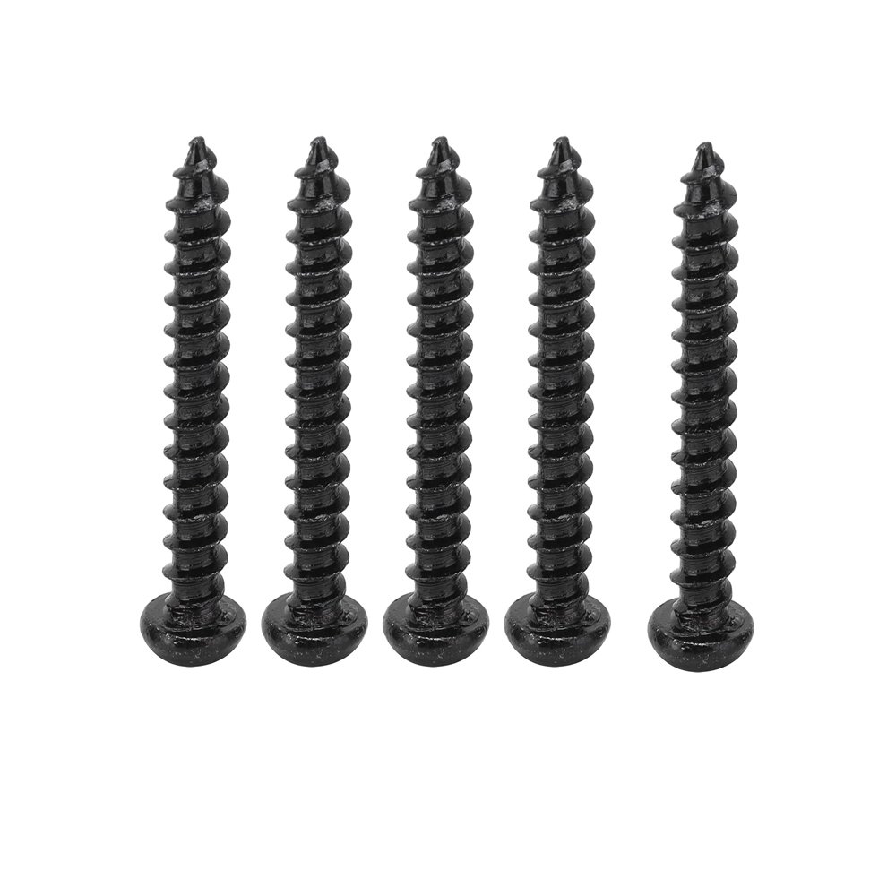 Mini Fix Screws Pan Head Self Tapping Screw Black Carbon Steel Fasteners Standard M1 M2 M3 M4 M5